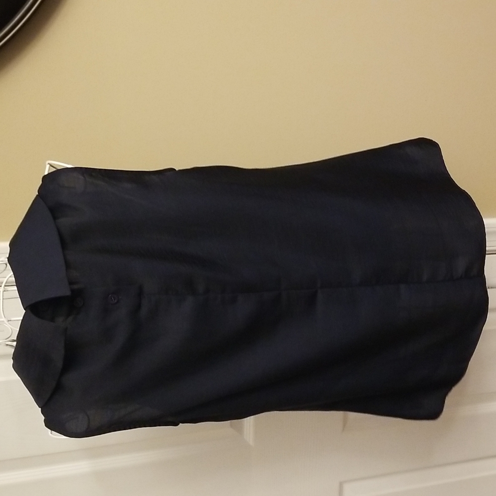 Dark Navy Talbots top - Picture 4 of 7